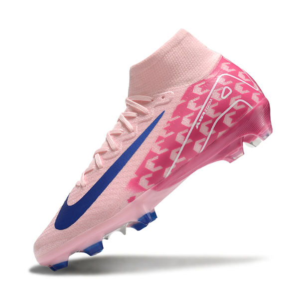 Nike Air Zoom Mercurial Superfly 10 Elite Pink and Blue FG Kids