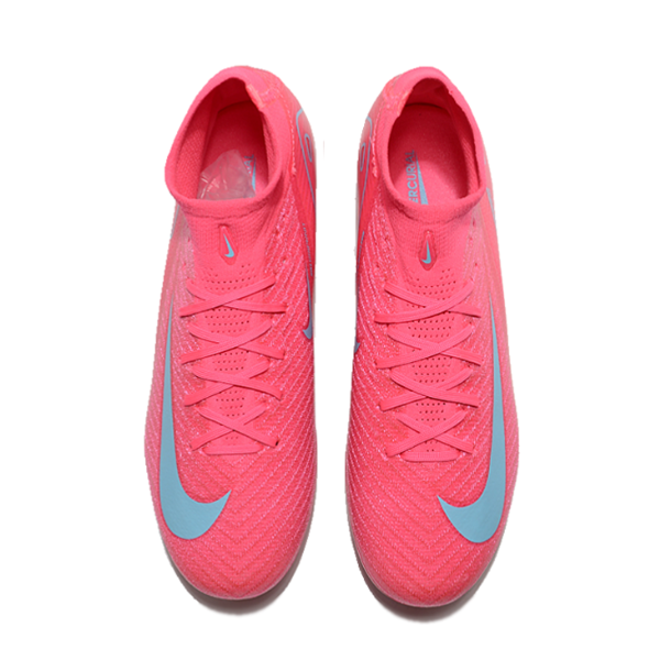 Nike Air Zoom Mercurial Superfly 10 Elite Pink and Light Blue FG Kids