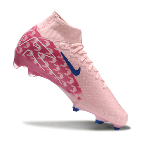 Nike Air Zoom Mercurial Superfly 10 Elite Pink and Blue FG Kids