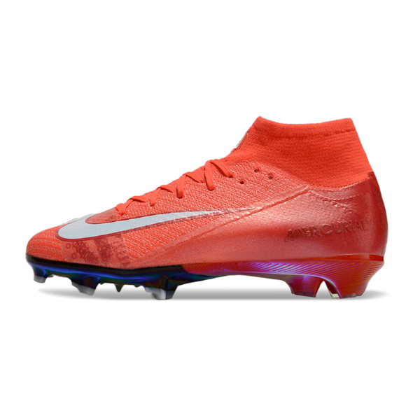 Nike Air Zoom Mercurial Superfly 10 Elite Red Firm Ground FG Kids Football Boot