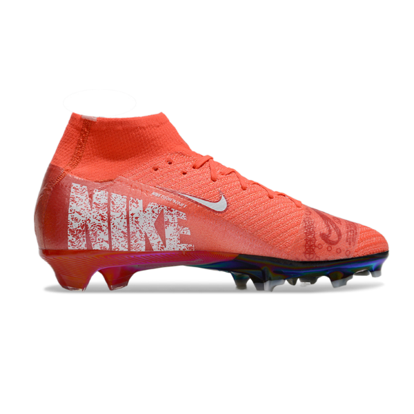 Nike Air Zoom Mercurial Superfly 10 Elite Red Firm Ground FG Kids Football Boot