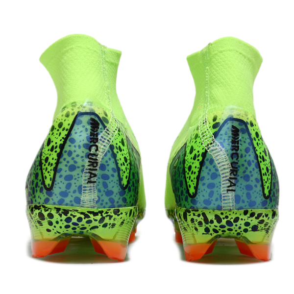 Nike Air Zoom Mercurial Superfly 10 Elite Light Green Firm Ground FG Kids Football Boot
