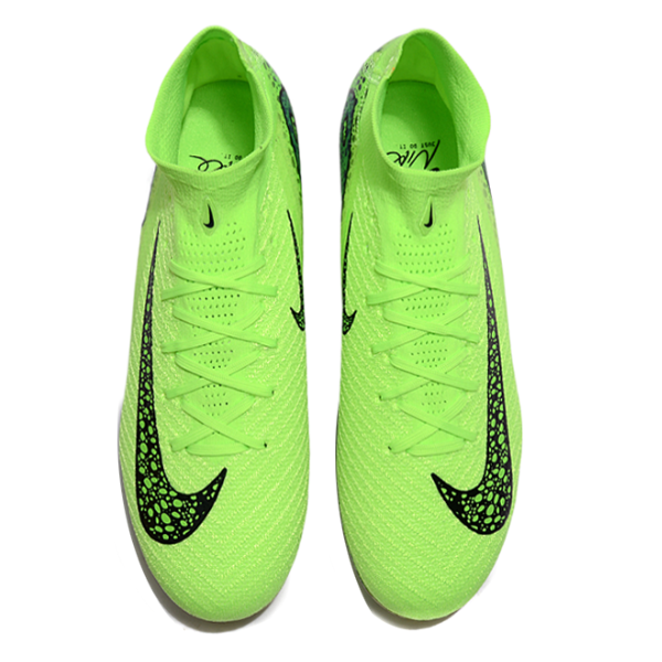 Nike Air Zoom Mercurial Superfly 10 Elite Light Green Firm Ground FG Kids Football Boot