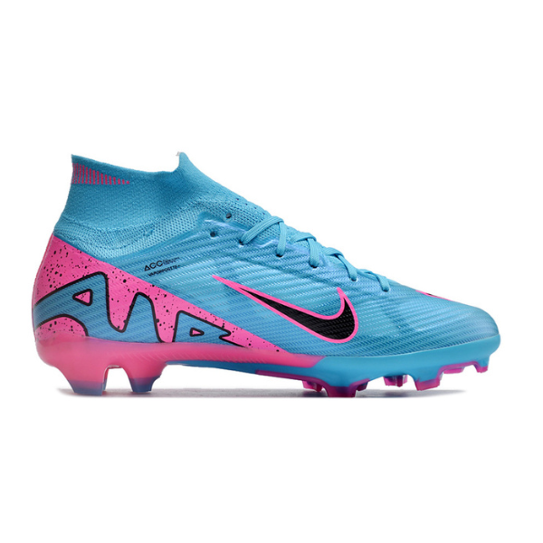 Nike Zoom Mercurial Superfly 9 Elite Light Blue Pink and Black FG Kids