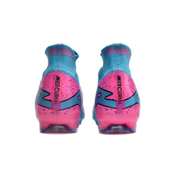 Nike Zoom Mercurial Superfly 9 Elite Light Blue Pink and Black FG Kids