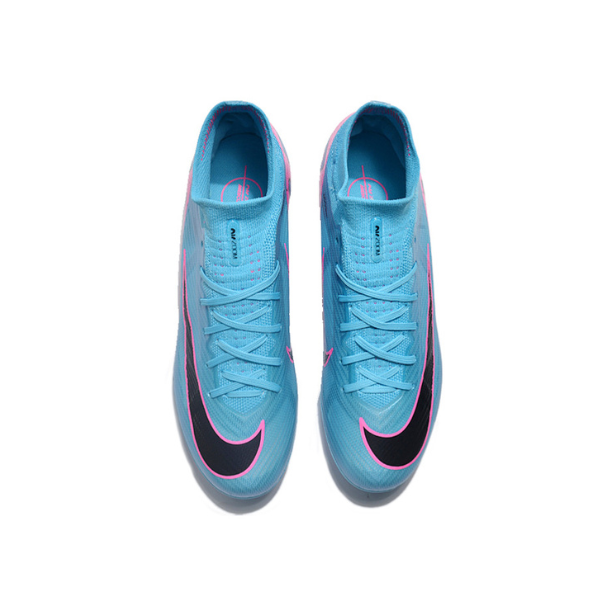 Nike Zoom Mercurial Superfly 9 Elite Light Blue Pink and Black FG Kids