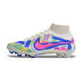 Nike Zoom Mercurial Superfly 9 Elite White and Colorful FG Kids