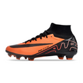 Chuteira Infantil Campo Nike Zoom Mercurial Superfly 9 Elite FG Laranja e Preta - VENI Futebol