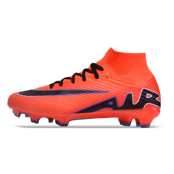 Nike Zoom Mercurial Superfly 9 Elite Orange and Purple FG Kids