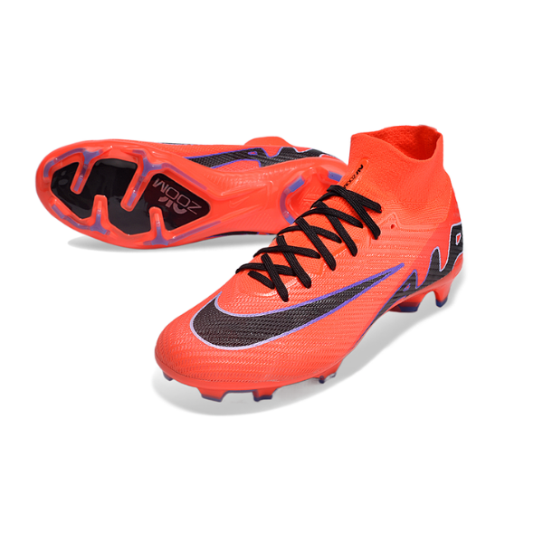 Nike Zoom Mercurial Superfly 9 Elite Orange and Purple FG Kids