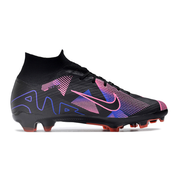 Nike Zoom Mercurial Superfly 9 Elite Black Purple and Pink FG Kids