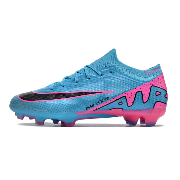 Nike Zoom Mercurial Vapor 15 Elite Light Blue Pink and Black FG Kids