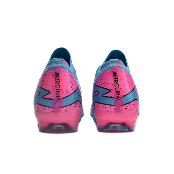 Nike Zoom Mercurial Vapor 15 Elite Light Blue Pink and Black FG Kids