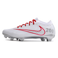 Nike Zoom Mercurial Vapor 15 Elite White Red and Silver FG Kids