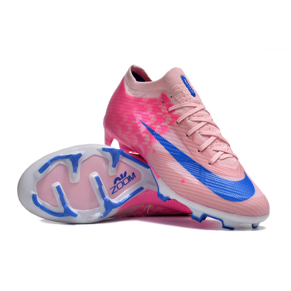 Nike Zoom Mercurial Vapor 15 Elite Pink and Blue FG Kids