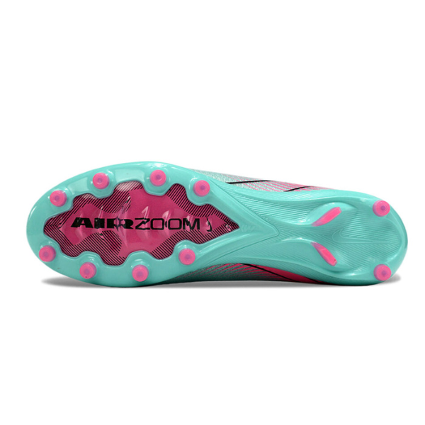 Nike Air Zoom Mercurial Vapor 16 Elite Kids Artificial Ground AG Football Boot Blue and Pink
