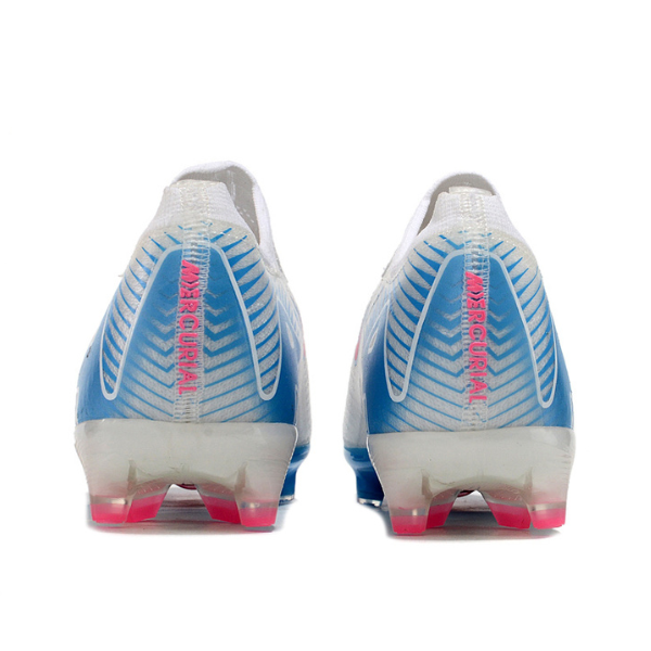 Nike Air Zoom Mercurial Vapor 16 Elite Kids White Blue and Pink AG