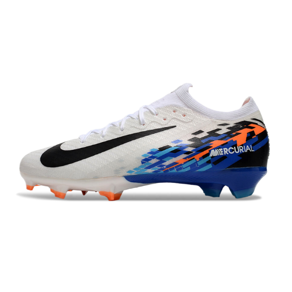 Nike Air Zoom Mercurial Vapor 16 Elite White Blue and Orange FG