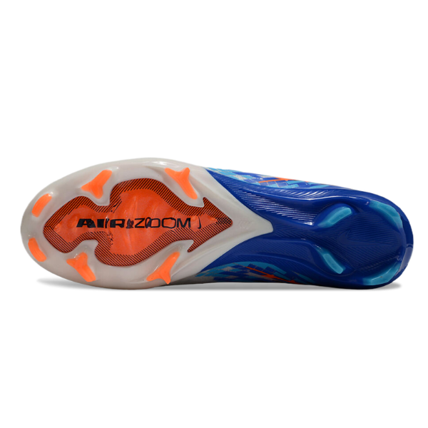 Nike Air Zoom Mercurial Vapor 16 Elite White Blue and Orange FG