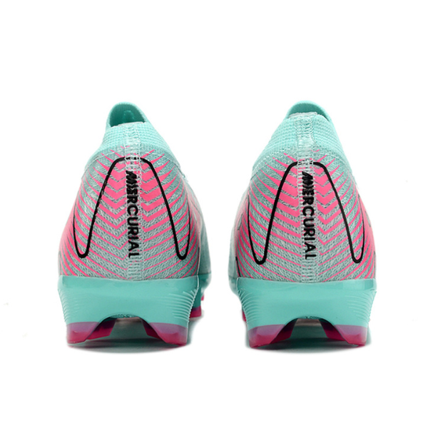 Nike Air Zoom Mercurial Vapor 16 Elite Light Blue and Pink Firm Ground FG Kids Football Boot