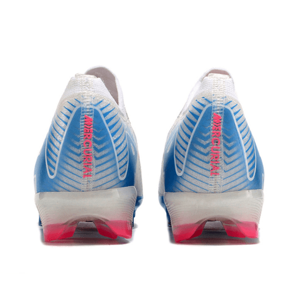 Nike Air Zoom Mercurial Vapor 16 Elite White Blue and Pink FG Kids