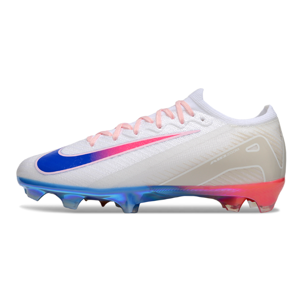 Nike Air Zoom Mercurial Vapor 16 Elite White Blue and Orange FG Kids