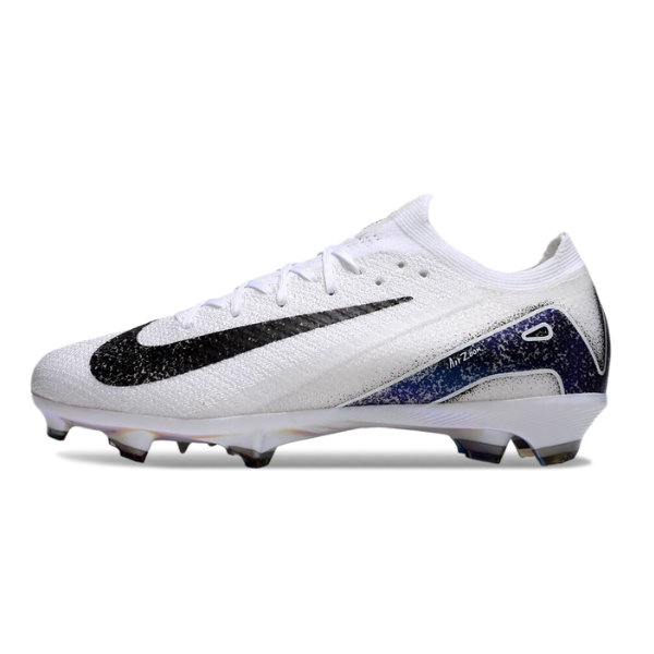 Nike Air Zoom Mercurial Vapor 16 Elite White and Gray FG Kids