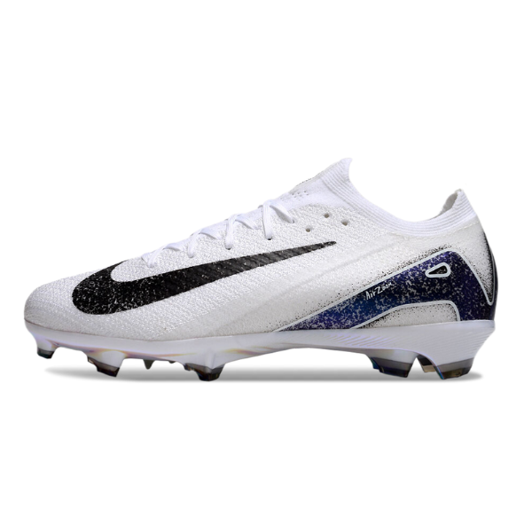 Nike Air Zoom Mercurial Vapor 16 Elite White and Black FG
