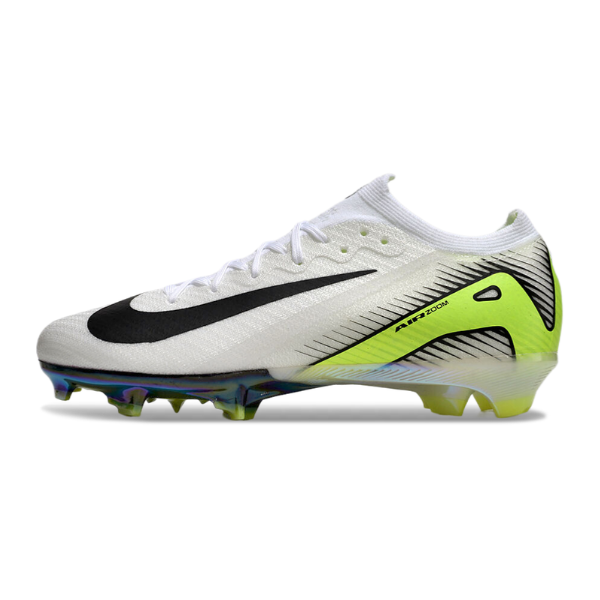 Nike Air Zoom Mercurial Vapor 16 Elite White Grey and Green FG