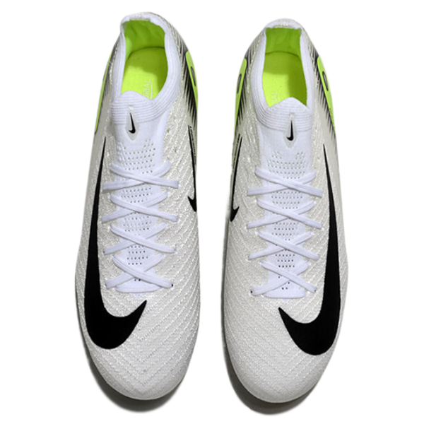 Nike Air Zoom Mercurial Vapor 16 Elite White Grey and Green FG