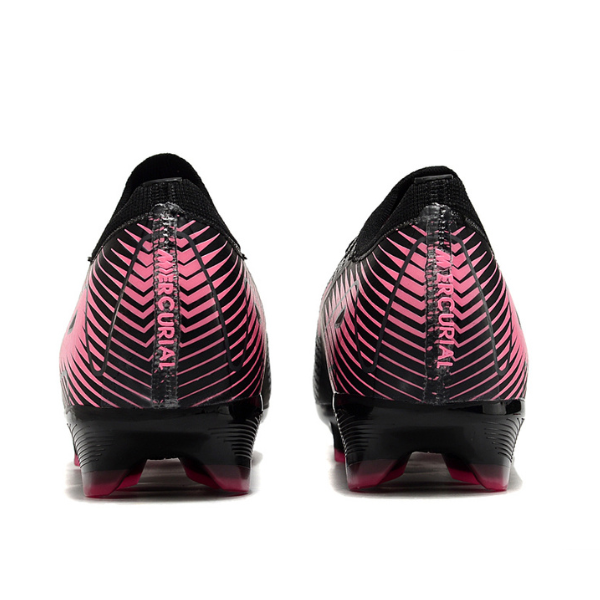 Nike Air Zoom Mercurial Vapor 16 Elite Black and Pink Firm Ground FG Kids Football Boot