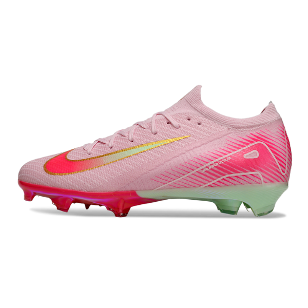 Nike Air Zoom Mercurial Vapor 16 Elite Light Pink and Light Green FG Kids