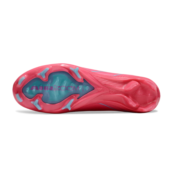 Nike Air Zoom Mercurial Vapor 16 Elite Pink and Blue Firm Ground FG Kids Football Boot