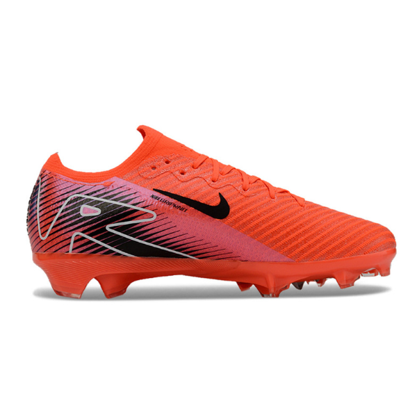 Nike Air Zoom Mercurial Vapor 16 Elite Red and Black Firm Ground FG Kids Football Boot
