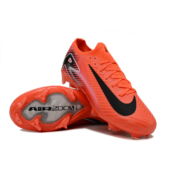 Nike Air Zoom Mercurial Vapor 16 Elite Red and Black Firm Ground FG Kids Football Boot