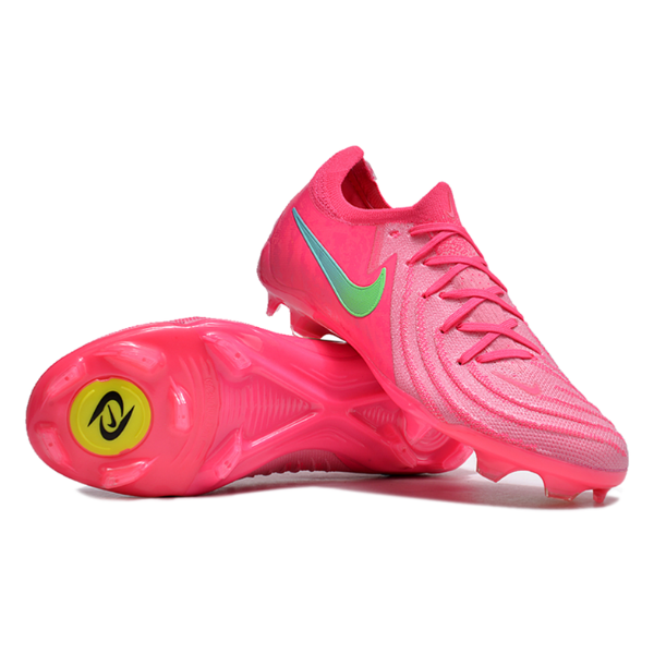 Nike Phantom GX2 Elite Pink and Green FG Kids