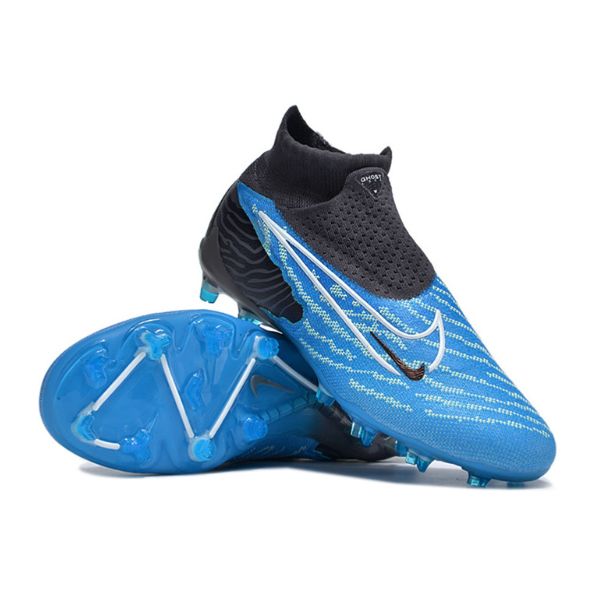 Nike Phantom GX Elite DF Black and Blue FG Kids