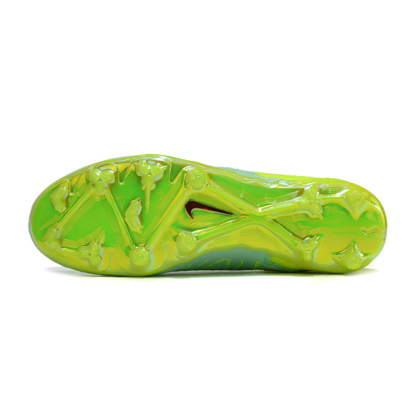 Chuteira Infantil Campo Nike Phantom GX Elite DF FG Verde e Rosa - VENI Futebol