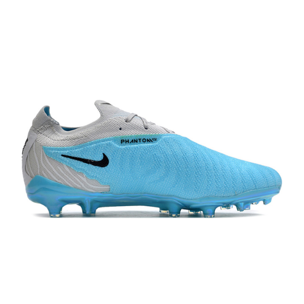 Nike Phantom GX Elite White and Light Blue FG Kids
