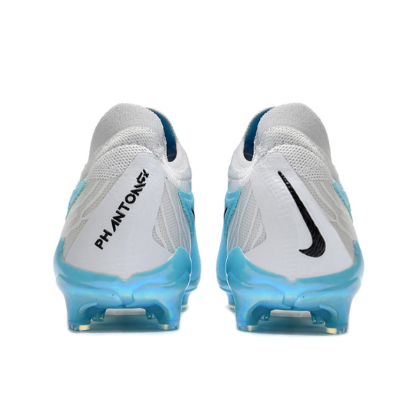 Nike Phantom GX Elite White and Light Blue FG Kids
