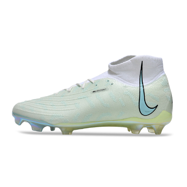 Nike Phantom Luna Elite White Green and Blue FG Kids