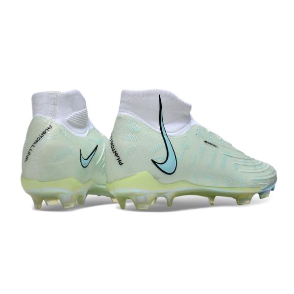 Nike Phantom Luna Elite White Green and Blue FG Kids