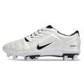 Nike Total 90 III Kids White and Black FG