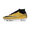 Chuteira Infantil Campo Nike Zoom Mercurial Superfly 9 Elite FG Amarela e Preta - VENI Futebol