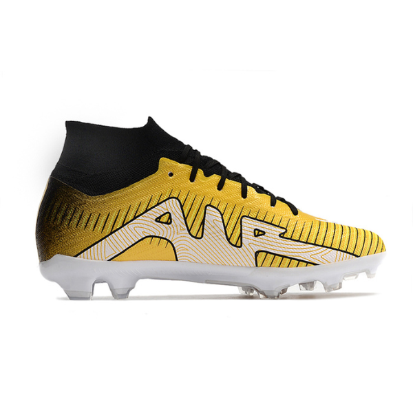 Nike Zoom Mercurial Superfly 9 Elite Yellow and Black FG Kids
