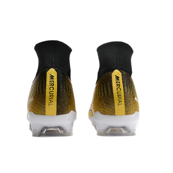 Nike Zoom Mercurial Superfly 9 Elite Yellow and Black FG Kids