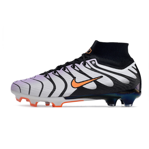 Nike Zoom Mercurial Superfly 9 Elite Gray and Black FG Kids