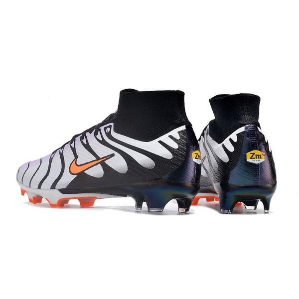 Nike Zoom Mercurial Superfly 9 Elite Gray and Black FG Kids