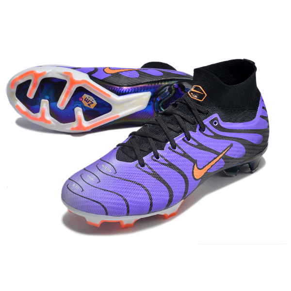 Nike Zoom Mercurial Superfly 9 Air Max Plus Black and Red FG Kids