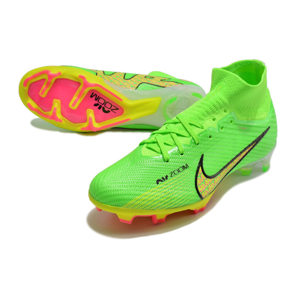 Nike Zoom Mercurial Superfly 9 Elite Green FG Kids
